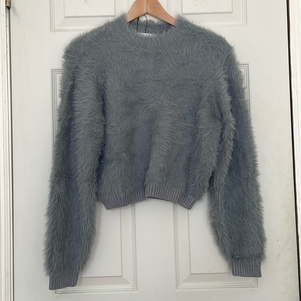 furry sweater